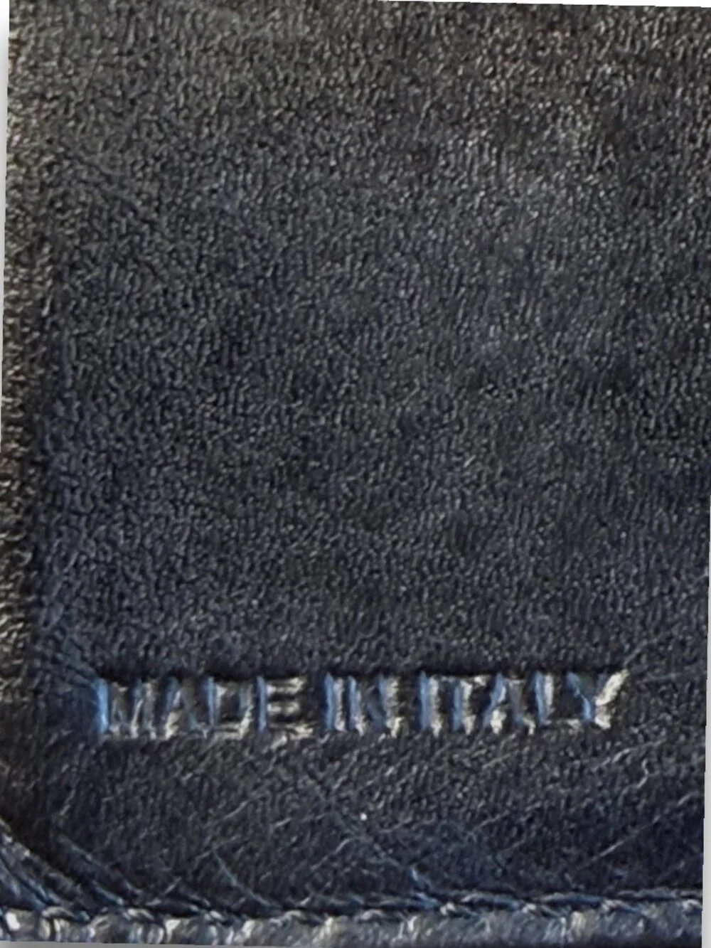 Burberry Mens Vintage Black Leather Bifold Wallet with Coin Pocket and COA